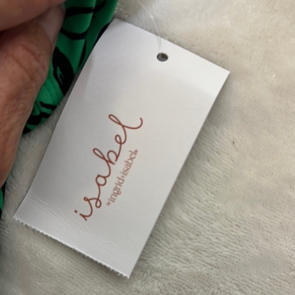 Isabel Maternity by Ingrid & Isabel Green Floral One Piece Swimsuit - Picture 2 of 10